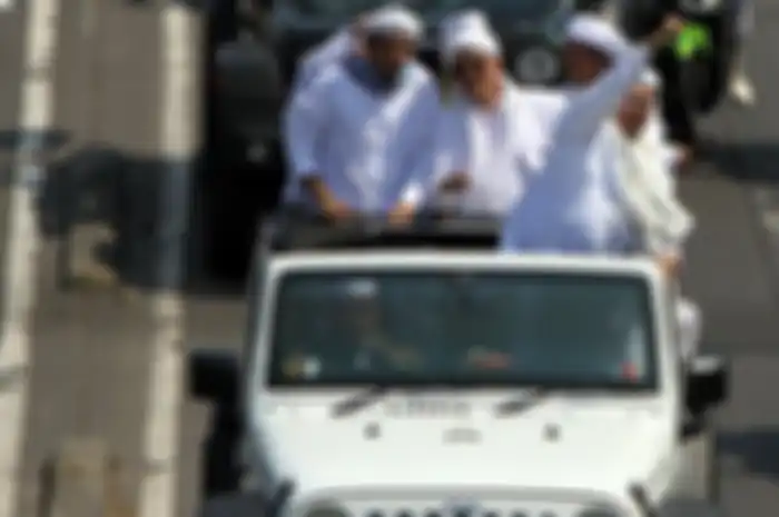 Jeep Wrangler Rubicon tunggangan Imam Besar Front Pembela Islam (FPI), , Habib Muhammad Rizieq Shihab.