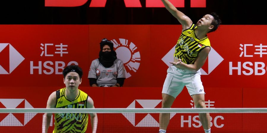 BWF World Tour Finals 2021 - Marcus/Kevin Diuntungkan Mundurnya Wakil India, Cukup Kalah Rubber untuk Lolos