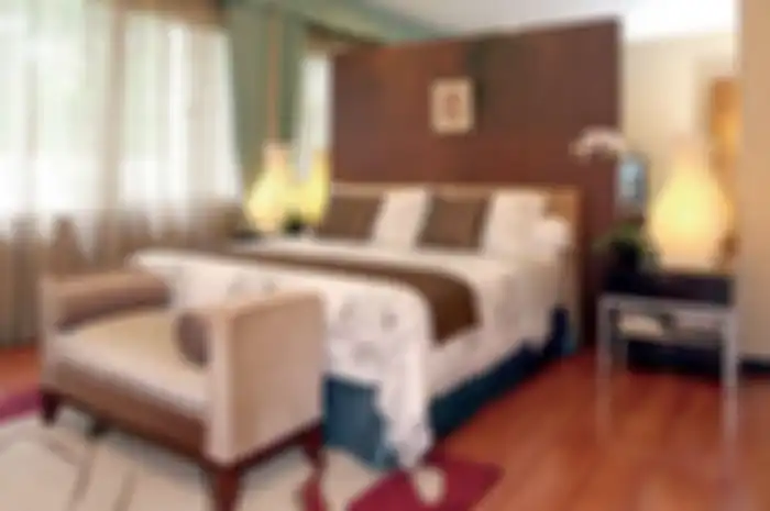 Mediterania Timur tengah di kamar tidur.