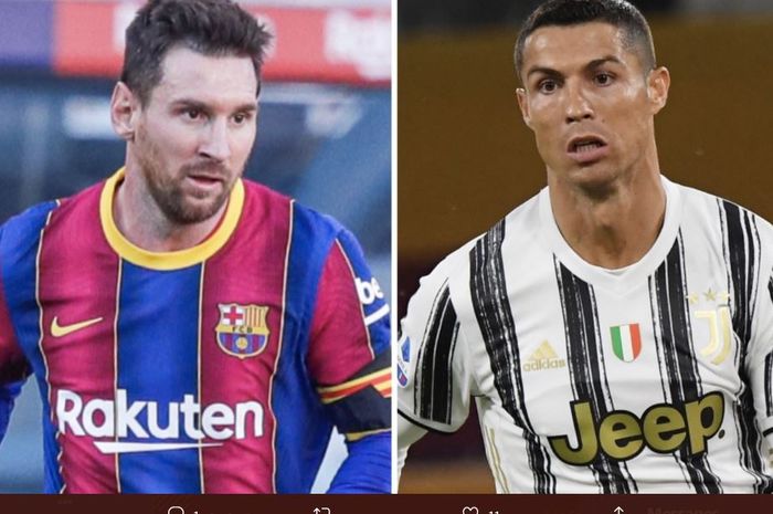 Dua megabintang sepak bola, Cristiano Ronaldo dan Lionel Messi, mengalami nasib serupa, tetapi tak sama saat membela klubnya.