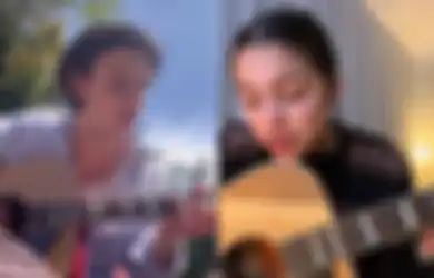 Interaksi Tipis-tipis, Louis Partridge Pakai Gitar Olivia Rodrigo