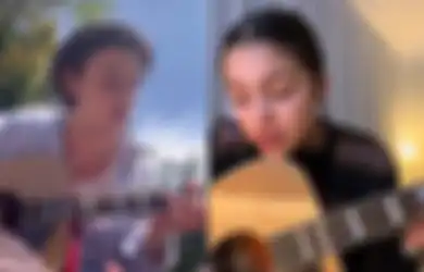 Interaksi Tipis-tipis, Louis Partridge Pakai Gitar Olivia Rodrigo