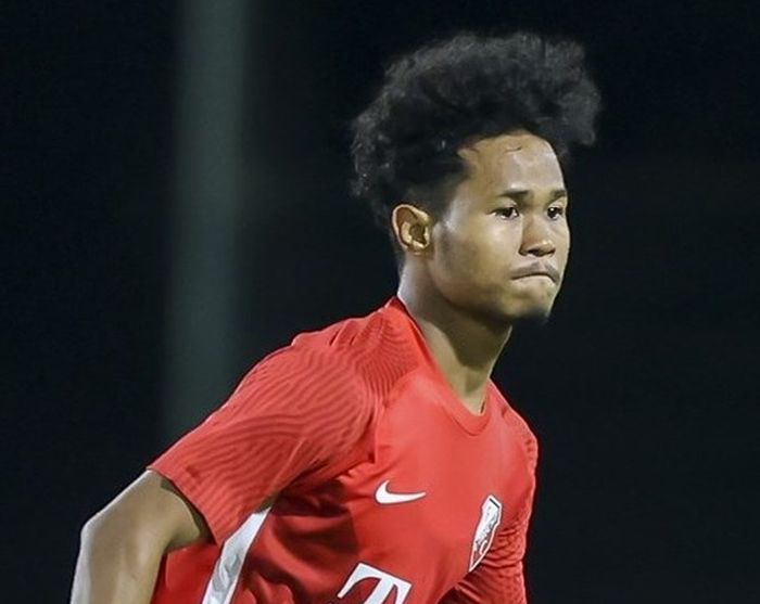 agus Kahfi saat menorehkan debut kompetitif bagi Jong FC Utrecht dalam laga kontra SC Telstar (28/8/2021). 