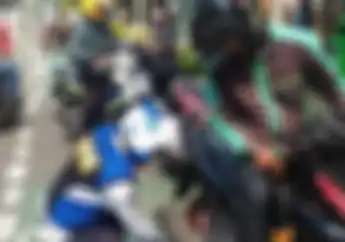 Enggak Ada Ampun, Driver Ojol Jangan Coba-coba Mangkal Sembarangan, Dishub Cabut Pentil dan Angkut Motor