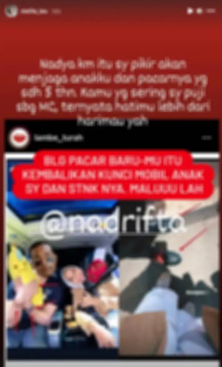 Ungkapan kekesalan ibunda Felicia Tissue terhadap Nadya Arifta yang diduga kini jadi kekasih Kaesang Pangarep.