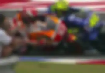 Silakan Nilai Bro, Video Versi Slow dari Sudut Berbeda Senggolan Marc Marquez dengan Valentino Rossi di MotoGP Argentina