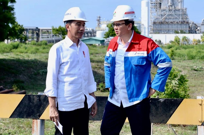 Presiden Joko Widodo dan Basuki Tjahaja Purnama alias Ahok