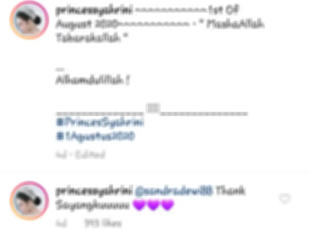 Balasan Syahrini