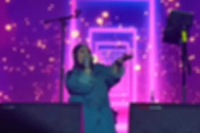 Melly Goeslaw tampil di hari ketiga festival musik Pestapora 2022, Minggu (25/9).