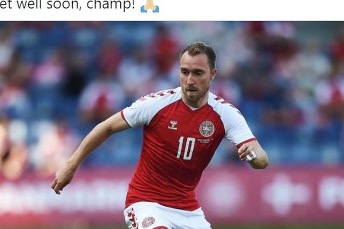 Gelandang timnas Denmark, Christian Eriksen.