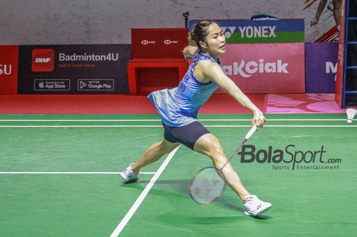 Pebulutangkis tunggal putri Thailand, Ratchanok Intanon tampak yakin dengan kemampuan dirinya