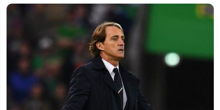 UEFA Nations League - Roberto Mancini Sesalkan Italia Tak Bisa Bobol Gawang Inggris