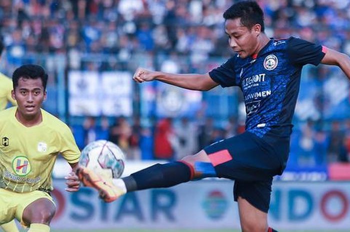 Arema FC melawan Barito Putera di babak delapan besar Piala Presiden 2022 di Stadion Kanjuruhan, Kepanjen, Kabupaten Malang, Sabtu (2/7/2022).