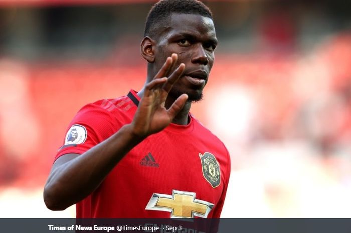 Gelandang tengah Manchester United, Paul Pogba.