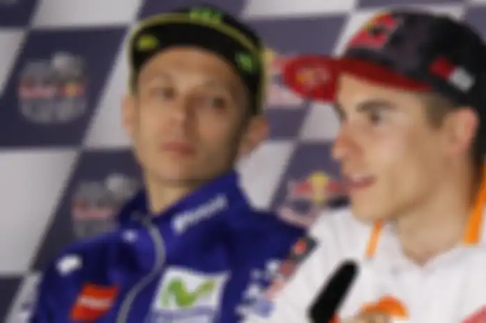 Valentino Rossi dan Marc Marquez