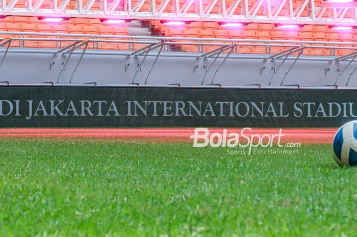 Suasana di Jakarta International Stadium atau Jakarta Internasional Stadium (JIS), Jakarta Utara, Selasa (4/7/2023) siang.