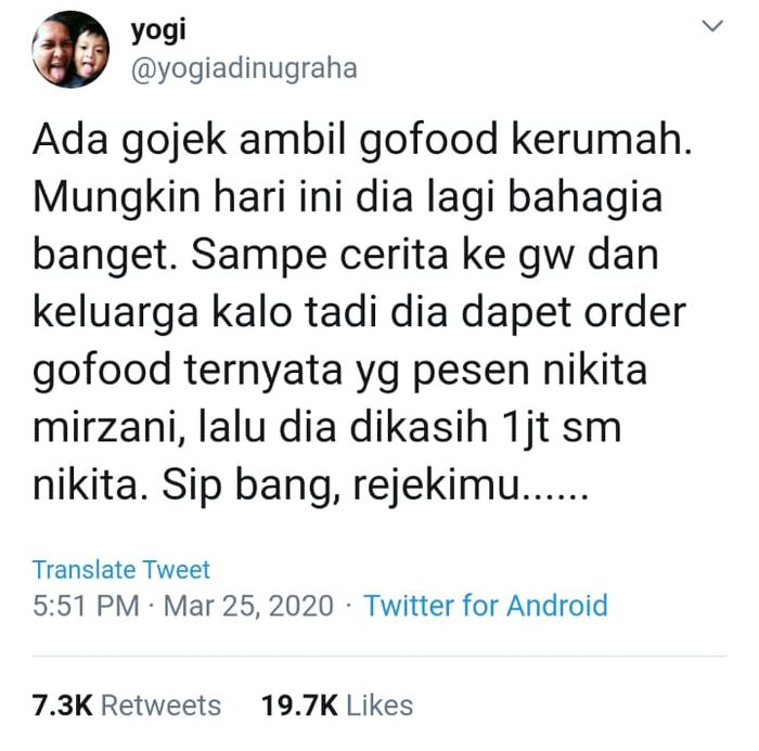 Baru-baru ini kebaikan Nikita Mirzani kembali terbongkar oleh beberapa pengemudi ojek online dan masyarakat.
