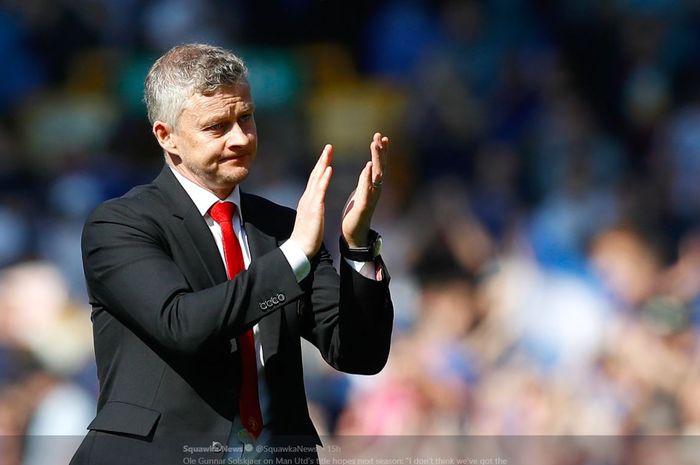 Pelatih Manchester United, Ole Gunnar Solskjaer.