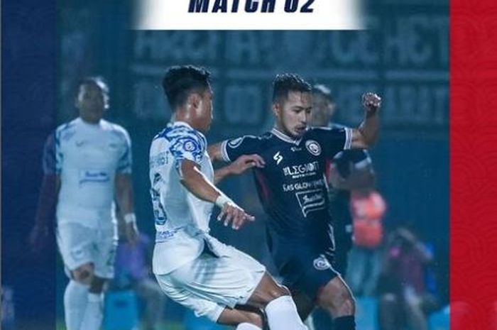 Pertandingan Arema FC Vs PSIS Semarang.