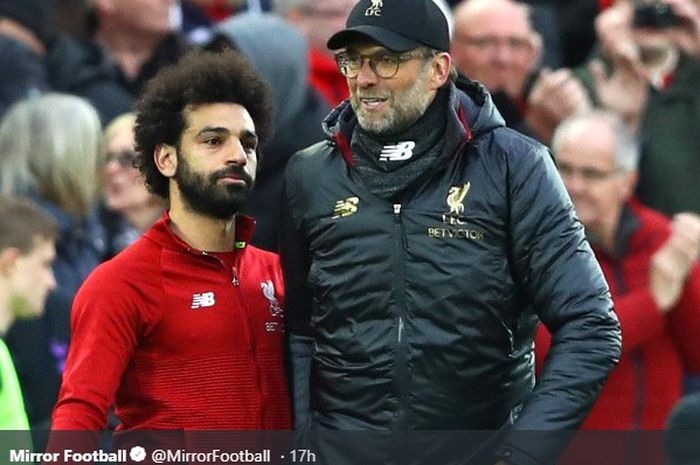 Juergen Klopp dan Mohamed Salah