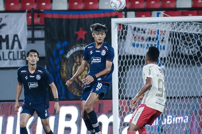 Susana pertandingan pekan keempat Liga 1 2023/2023 antara Arema FC melawan Bali United, Jumat (21/7/2023).