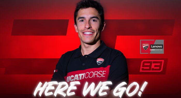 Marc Marquez resmi menjadi pembalap Ducati di MotoGP untuk musim 2025-2026.