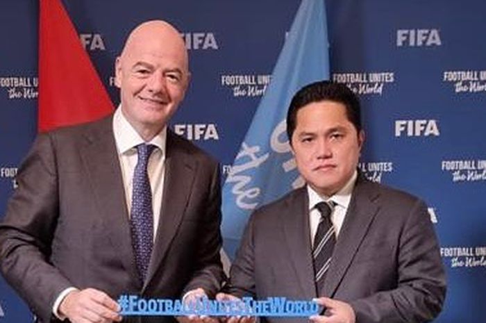 Presiden FIFA, Giani Infantino memberikan tanggapan terhadap pernyataan Erick Thohir soal sanksi yang diterima Indonesia atas pembatalan Piala Dunia U-20 2023.