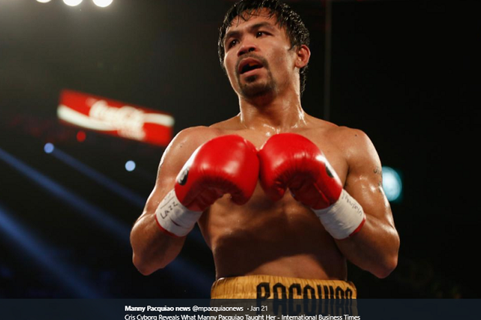 Petinju legendaris, Manny Pacquiao.