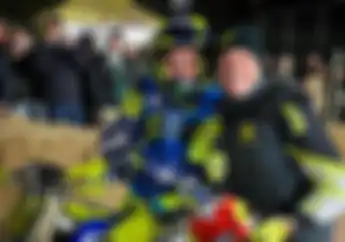 Gak Mau Kalah dengan Marquez, Valentino Rossi Bikin Balapan Flat Track, Pembalap MotoGP Ikut Bersaing