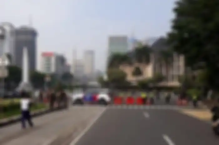 Ilustrasi jalan ditutup pekan ini karena ada event Digiland Run 2025