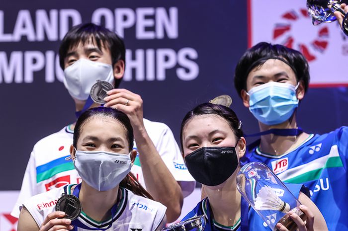 Tim Bulu Tangkis Jepang mendominasi nyaris semua kategori di All England 2021.