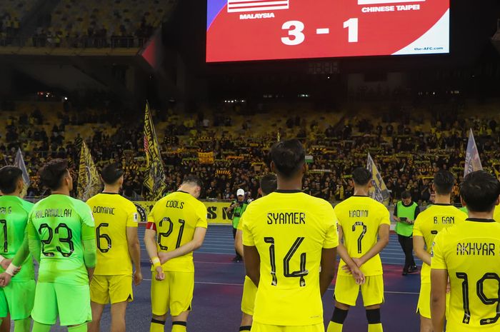 Timnas Malaysia menang 3-1 atas Taiwan di laga terakhir Grup D Kualifikasi Piala Dunia 2026.