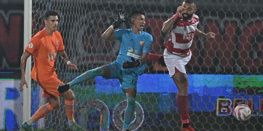 Hasil Championship Series Liga 1 - Penalti Hugo Gomes Bawa Madura United Tumbangkan Borneo FC