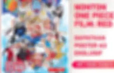 One Piece Film: Red Mulai Tayang di Bioskop, CGV Bagikan Poster Eksklusif Gratis!