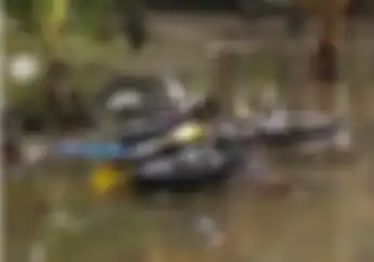 Video Komunitas Trail Tua Menyisir Jalanan Anyer, Beberapa Motor Trail Ditemukan di Atas Pagar