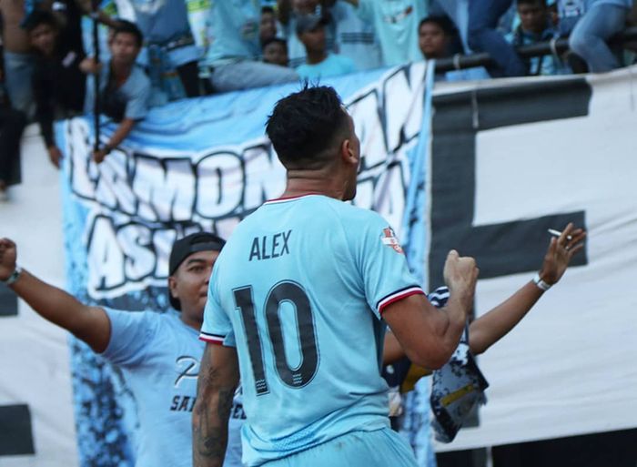 Striker Persela Lamongan di Liga 1 2019, Alex Dos Santos Goncalves.