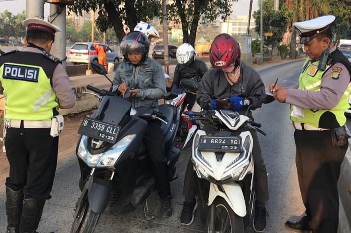 Ilustrasi. Awas kena tilang, Operasi Zebra Jaya 2021 segera digelar, ini pelanggaran yang diincar polisi.