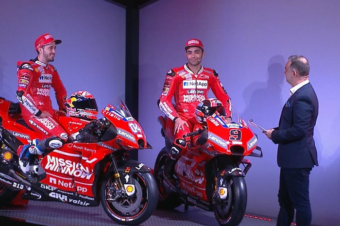 Tim Ducati untuk MotoGP 2019.