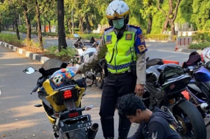 Gambar ilustrasi. Nekat Pakai Knalpot Brong di Wilayah Ini, Motor Langsung Disita Polisi