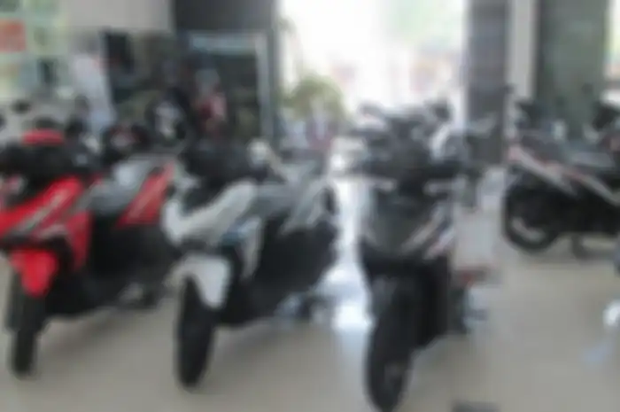 Ilustrasi dealer motor Honda