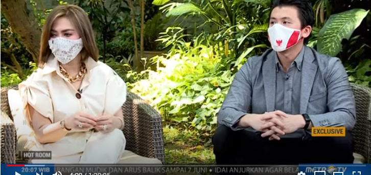 Reino Barack tanggapi saat diminta berikan pesan pada Luna Maya