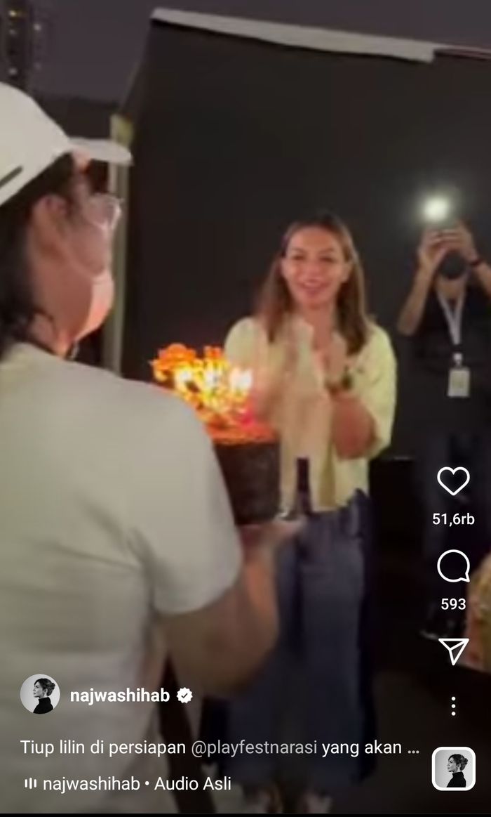 Unggahan Najwa Shihab. 
