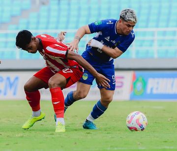 Suasana matchday kelima play off promosi Liga 2 2024/2025 Grup X antara Deltras Sidoarjo vs PSIM Yogyakarta di Gelora Delta Sidoarjo, Rabu (12/2/2025)