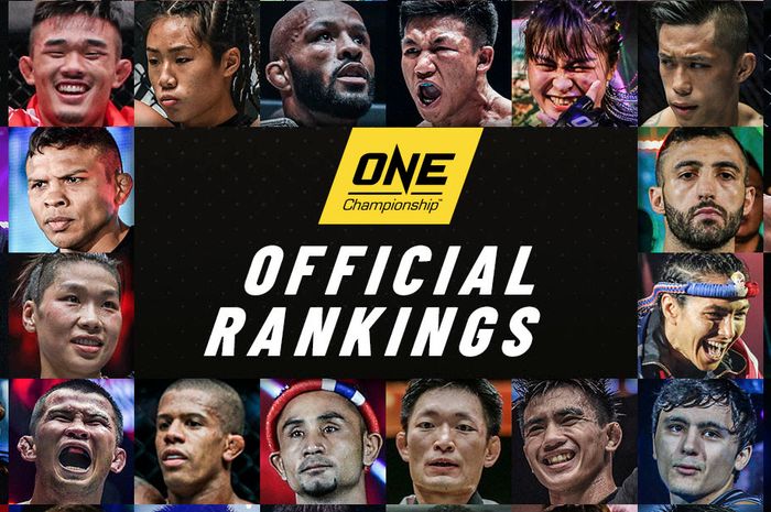 ONE Championship untuk pertama kalinya mengumumkan peringkat atlet mereka, Senin (27/4/2020).