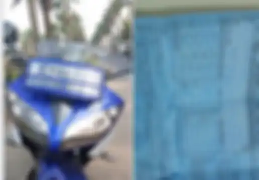 Postingan pengendara Yamaha R15 yang kena tilang.