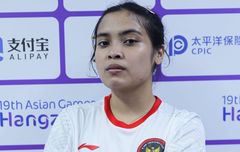 Bulu Tangkis Asian Games 2022 - Order of Play Indonesia Vs China: Gregoria dkk Berbahaya, Pasukan Naga pun Tak Simpan Tenaga