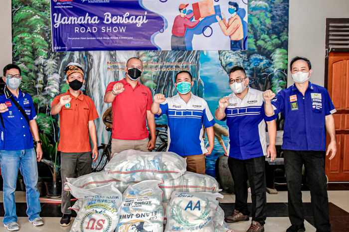 Yamaha gelar aksi pembagian sembako