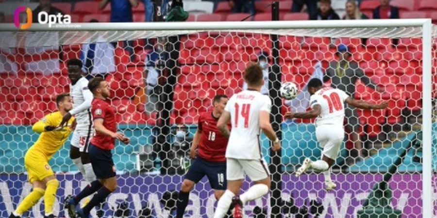 Rekor EURO 2020 - Sterling Sejajar dengan Shearer, Saka Jadi Starter Termuda dari Arsenal di Piala Eropa