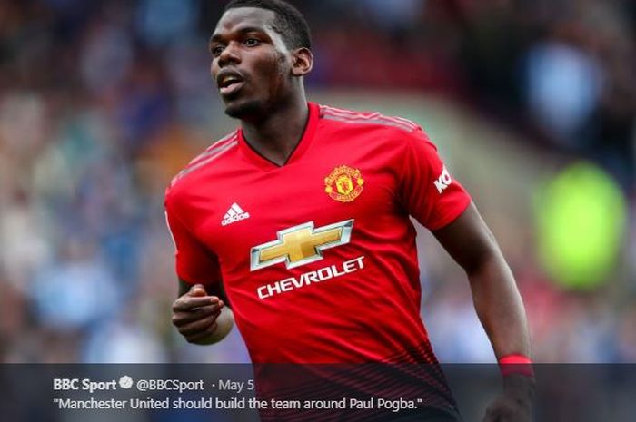 Gelandang Manchester United, Paul Pogba.