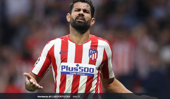 Diego Costa saat masih berseragam Atletico Madrid.